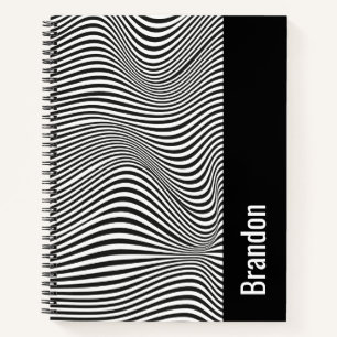 Carnet Illusion Optique Noir Et Blanc