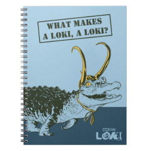 Carnet Illustration Alligator Loki