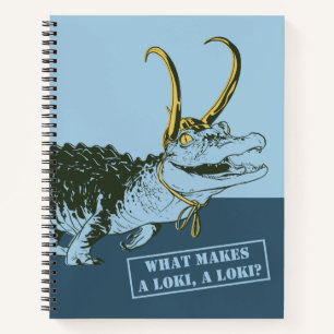 Carnet Illustration Alligator Loki