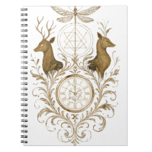 Carnet Illustration Artistique de la Nature et du Temps à