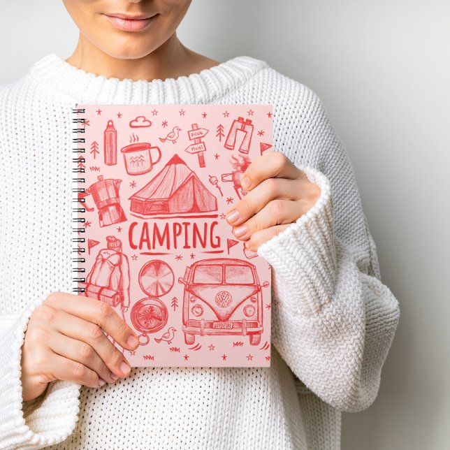 Carnet Illustration Camping Extérieur (Créateur téléchargé)