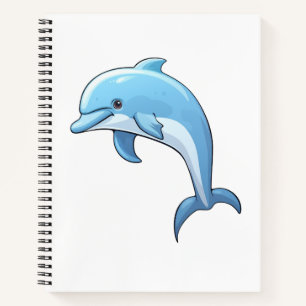 Carnet Illustration dauphin de dessin