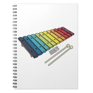 Carnet Illustration de bande dessinée en Xylophone