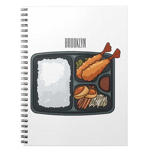 Carnet Illustration de Bento (Devant)