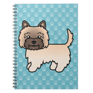 Carnet Illustration de chien de dessin animé Wheaten Cair