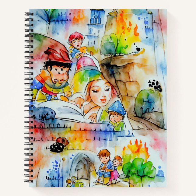 Carnet Illustration de conte de fées fantaisiste (Devant)