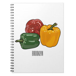 Carnet Illustration de dessin de Capsicum