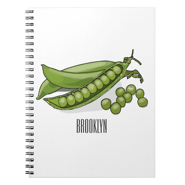Carnet Illustration de dessin de pois (Devant)
