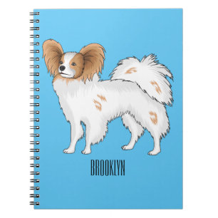 Carnet Illustration de dessin pour chien de Papillon