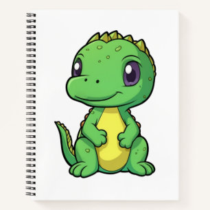 Carnet Illustration de dinosaure de dessin