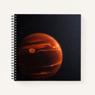 Carnet Illustration De Exoplanet Vhs 1256 B Et Ses Étoile