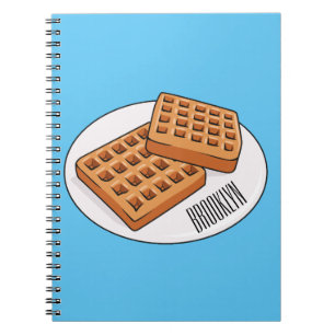 Carnet Illustration de gaufre