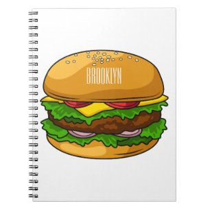 Carnet Illustration de Hamburger