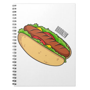 Carnet Illustration de Hot dog