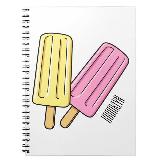 Carnet Illustration de Ice pop (Devant)