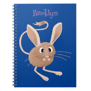 Carnet Illustration de jerboa aux longues oreilles