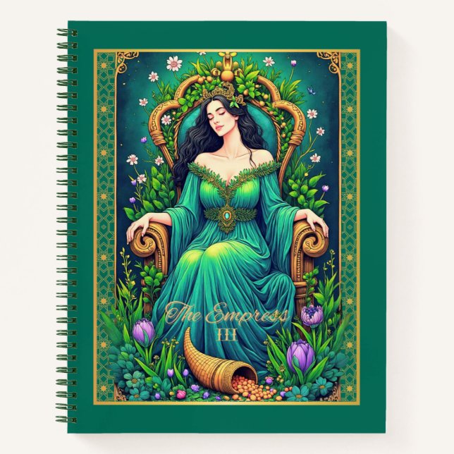 Carnet Illustration De La Carte Tarot, The Empress Journa (Devant)