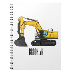 Carnet Illustration de la pelle Crawler