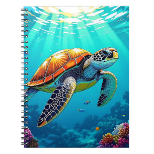 Carnet Illustration de la tortue de mer