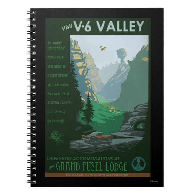 Carnet Illustration de la vallée V-6 (Devant)