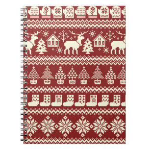 Carnet Illustration de motif nordique