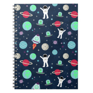 Carnet Illustration de motif spatial