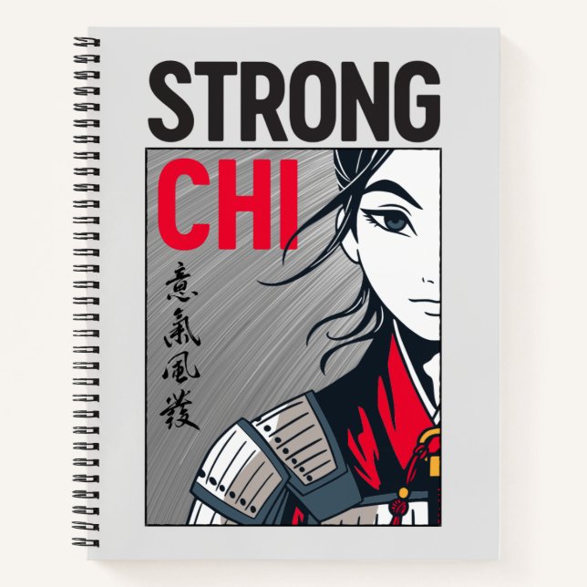 Carnet Illustration de Mulan "Strong Chi" (Devant)