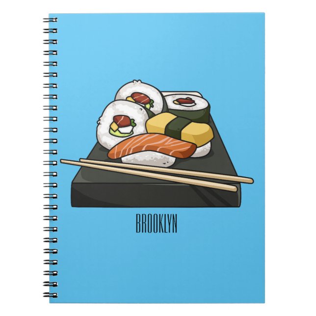 Carnet Illustration de sushi (Devant)