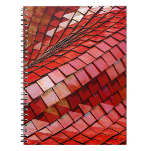 Carnet Illustration de tuiles rouges
