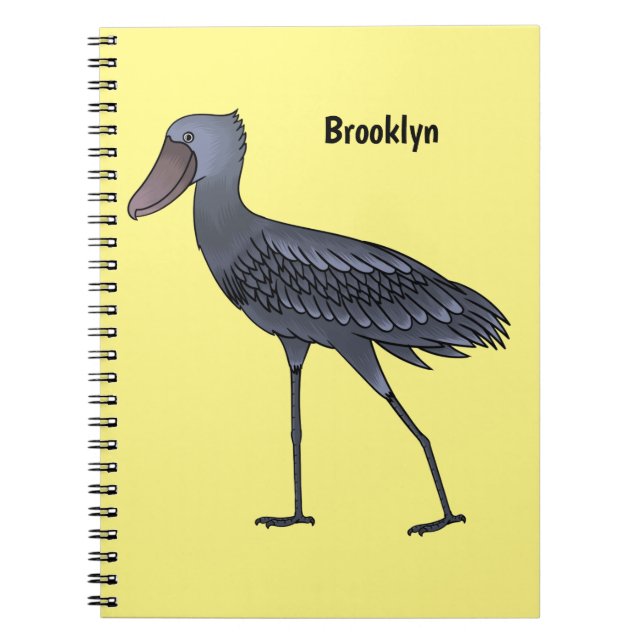 Carnet Illustration d'oiseau de cordonnier (Devant)
