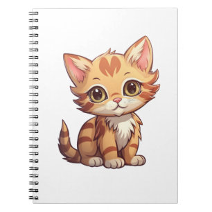 Carnet Illustration du chat de dessin
