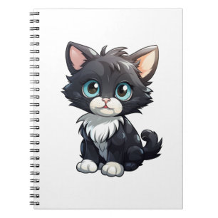 Carnet Illustration du chat de dessin