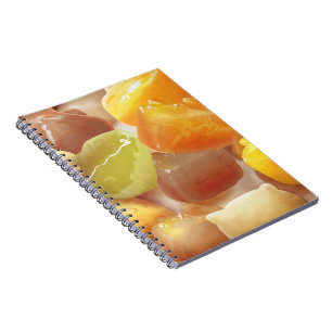 Carnet Illustration du dessert de balle Taro