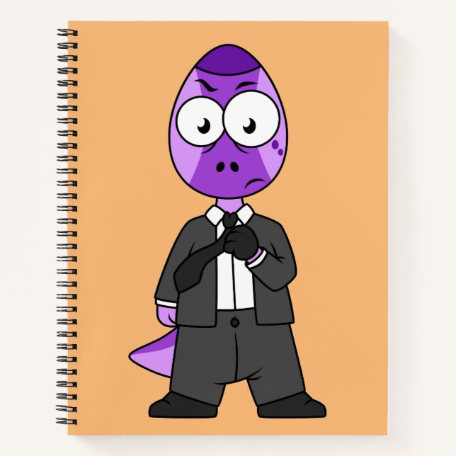 Carnet Illustration D'Un Transporteur Pachycéphalosaure. (Devant)