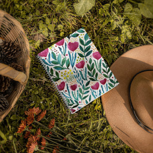Carnet Illustration florale botanique