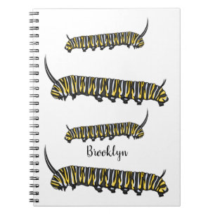 Carnet Illustration Monarch caterpillar