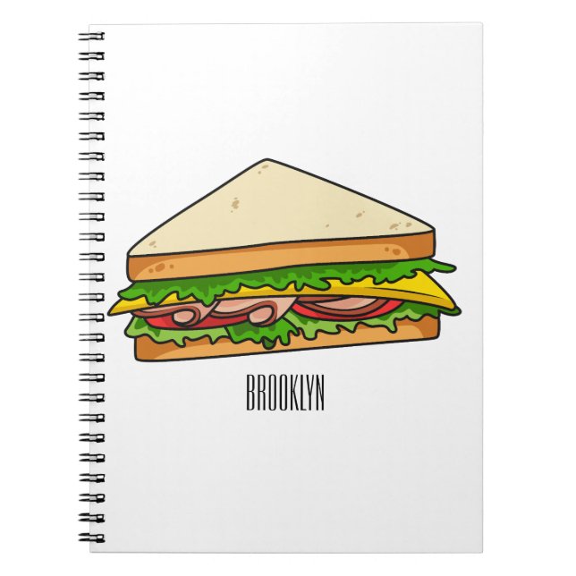 Carnet Illustration Sandwich (Devant)