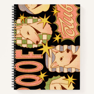 Carnet Illustrations de club de toit / chien