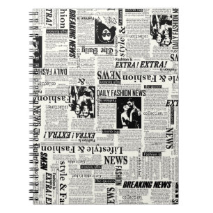 Carnet Illustrations des journaux en première page