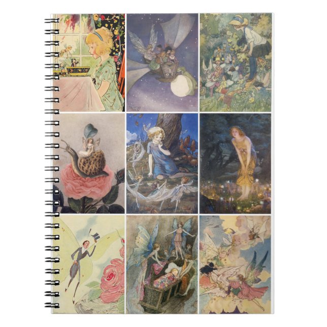 Carnet Illustrations vintages d'Art Fairy (Devant)