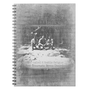 Carnet Ils l'ont appelé bataille Fatigue PTSD Sensibilisa
