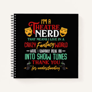 Carnet Im A Atre Nerd Sur scène Acteur Amateurs Acteur Ac