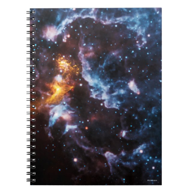 Carnet Image de galaxie d'étoile neutron de pulsar (Devant)
