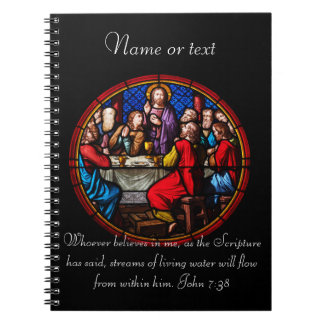 Carnet Image de Jésus christianisme avec Écriture bibliqu