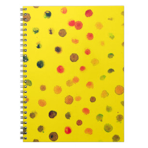 Carnet Image dessinée à la main Abstraite avec points mul