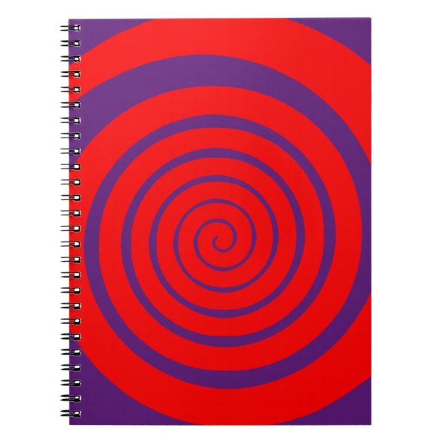 Carnet image hypnotique rouge (Devant)