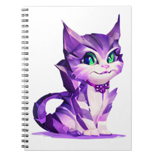 Carnet Imaginaire Cute Kawaii bébé Cheshire chaton chaton