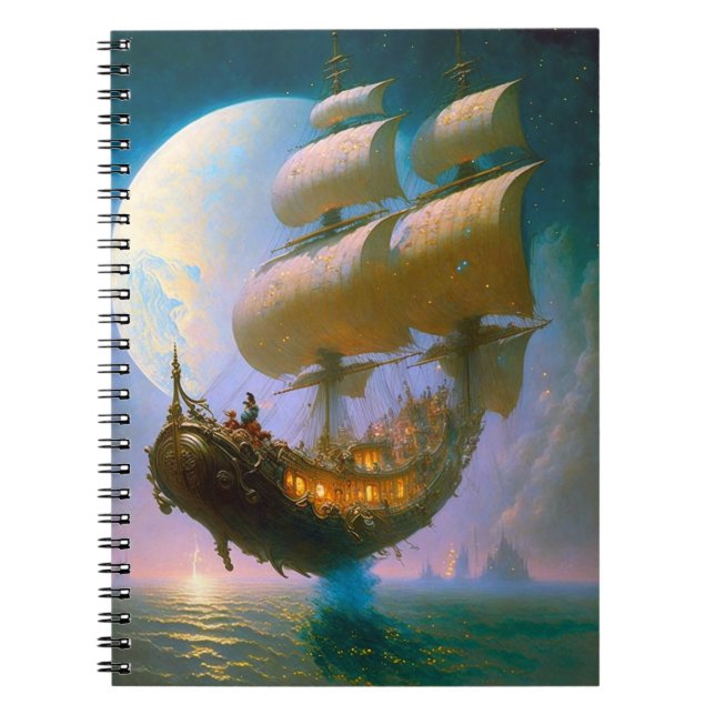 Carnet Imaginaire de navire volant (Devant)