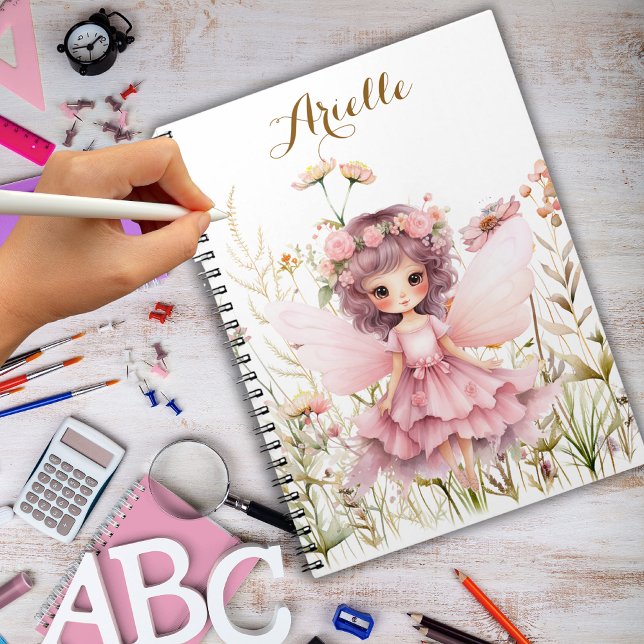 Carnet Imaginaire Fairy fleur sauvage pastel (Créateur téléchargé)