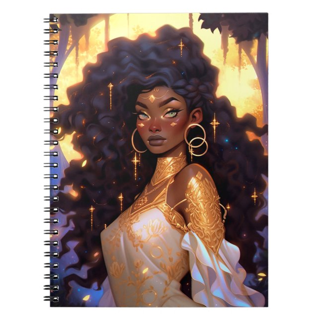 Carnet Imaginaire femme Art Africain Américain (Devant)